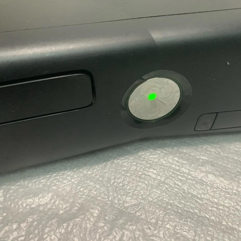 Microsoft Xbox 360 S Slim Model 1439 Console +OEM Power Supply A11-120N1A Tested